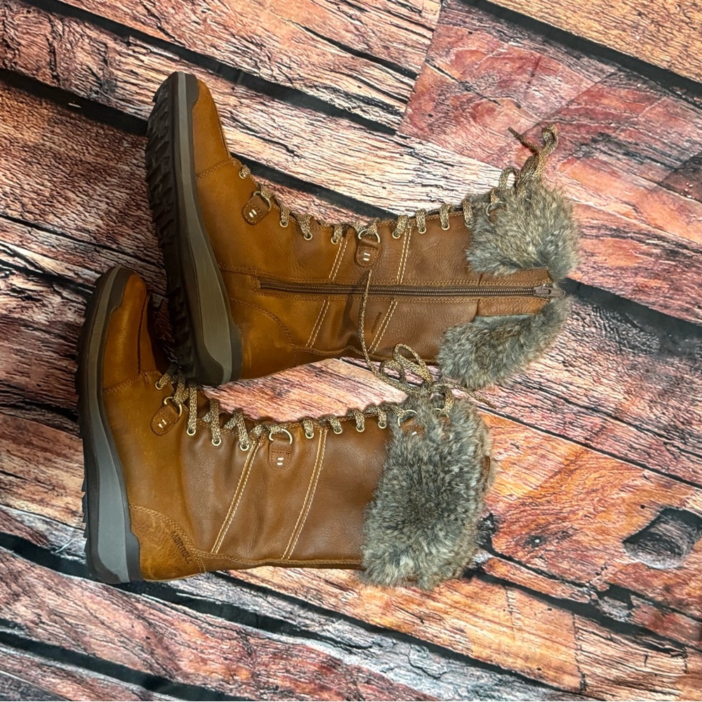 Merrell Snowcreek Cozy Polar Waterproof leather boots